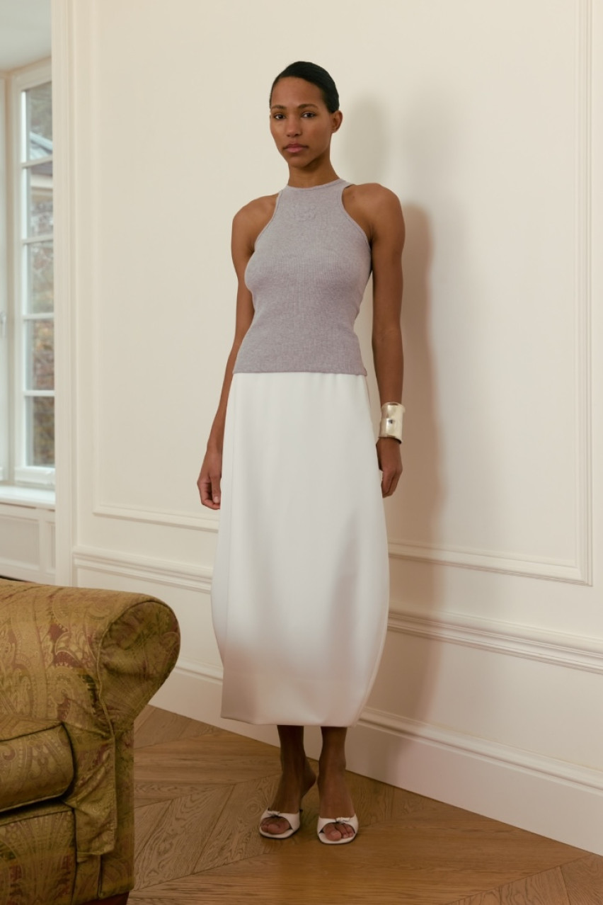 Сірий топ Bazhane WWT-T1129-9-61 BÁZHANE