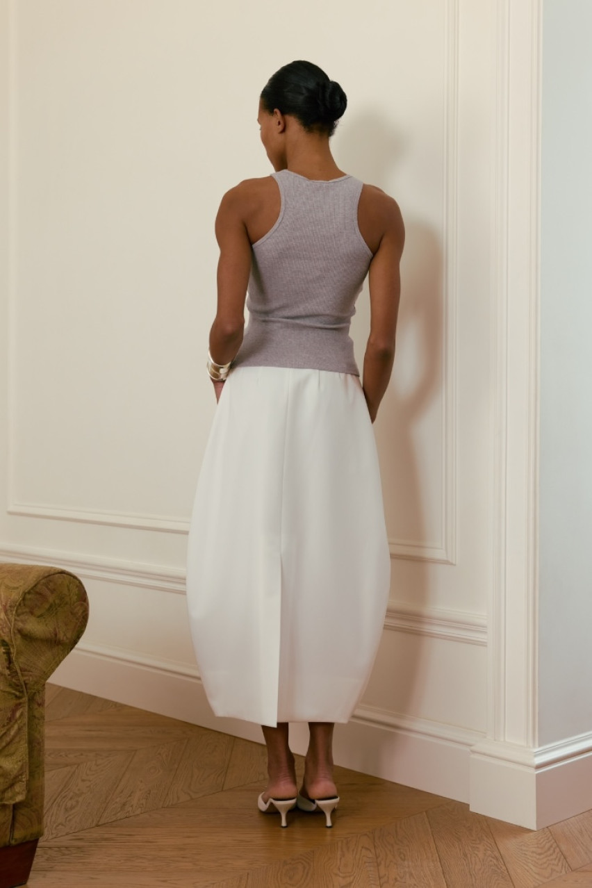 Сірий топ Bazhane WWT-T1129-9-61 BÁZHANE