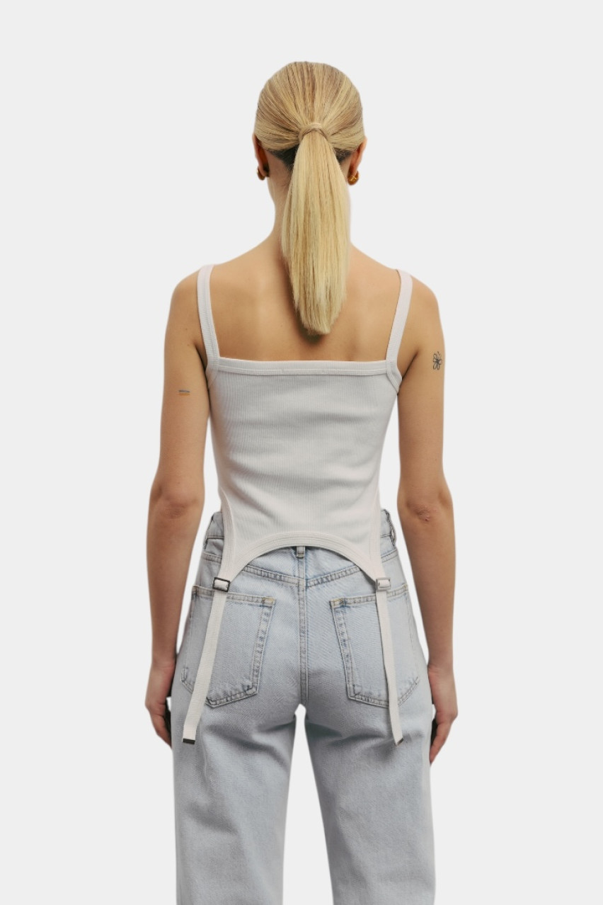 Молочная майка с гартерами WWT-TS1028-3-52 BÁZHANE