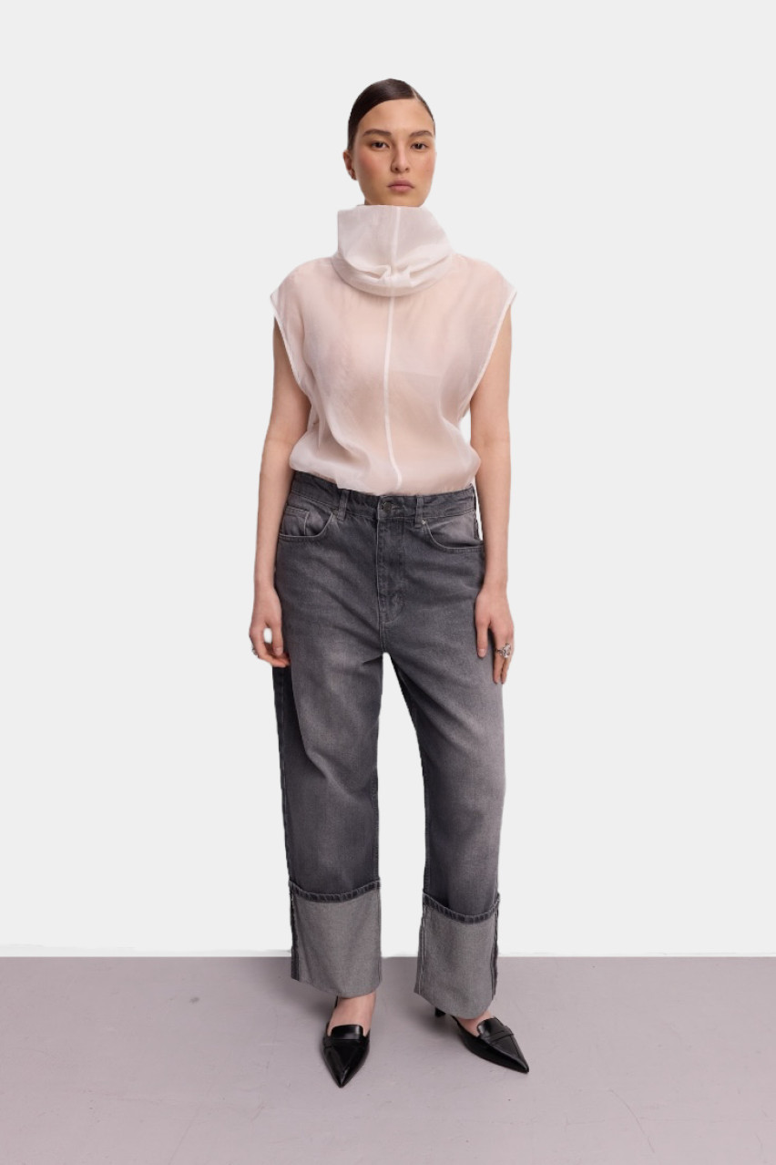 Сірі джинси Boyish WWB-DJ1005-7-63 BÁZHANE