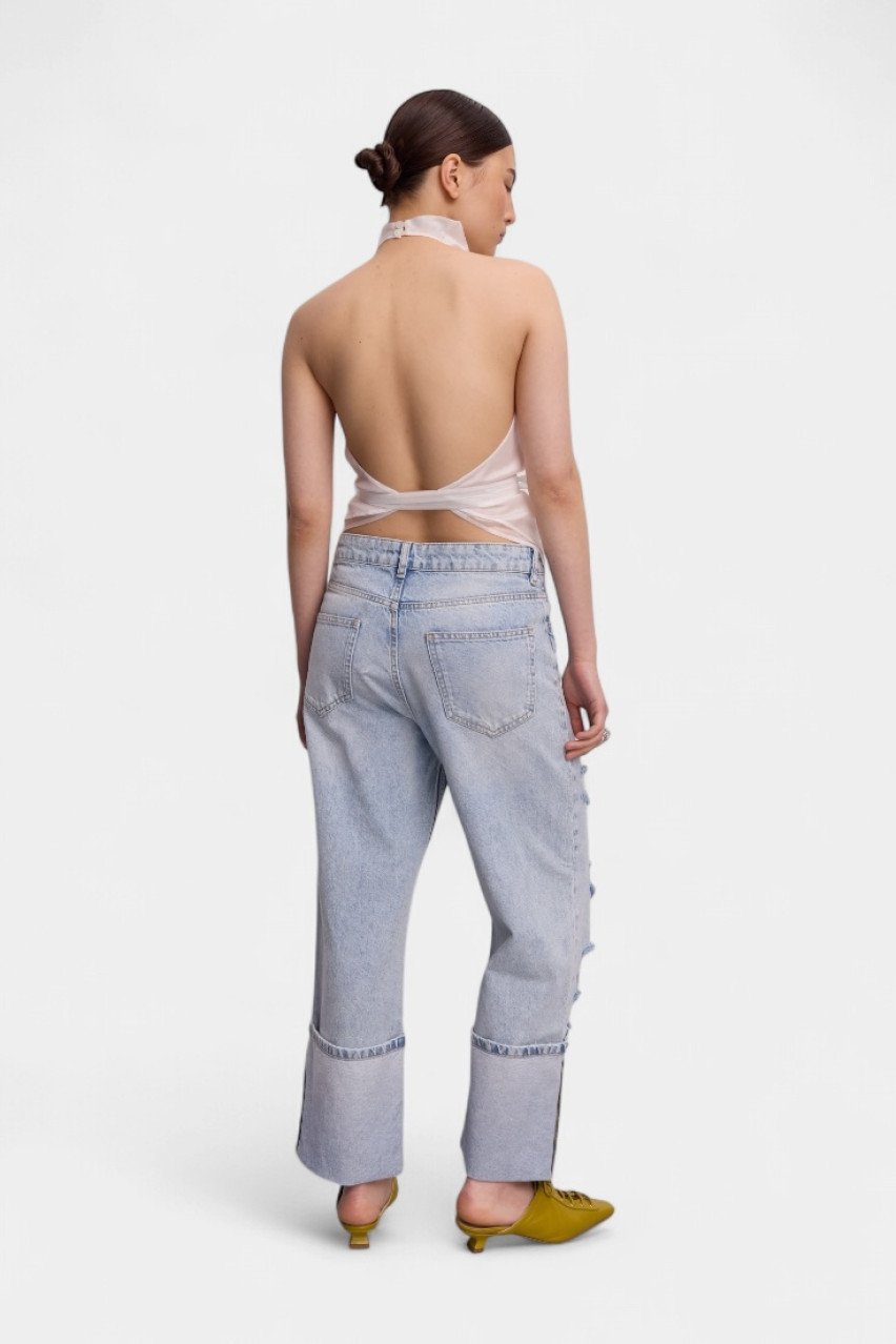 Блакитні джинси Boyish Ripped WWB-DJ1006-30-63 BÁZHANE
