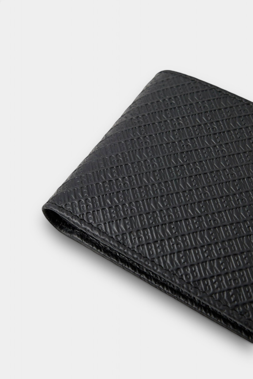 Чорний гаманець Asher BKPU00234M Bikkembergs