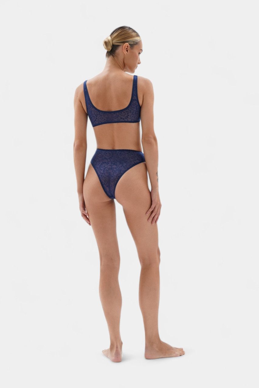 Синя білизна Lace