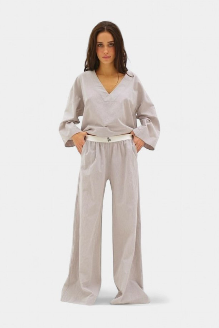 Сірі піжамні штани Virgo pantsVIRgrey BlackSeaTribe