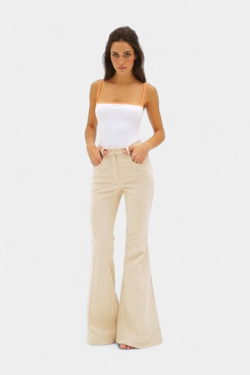 Молочні вельветові штани pantsVELivory BlackSeaTribe