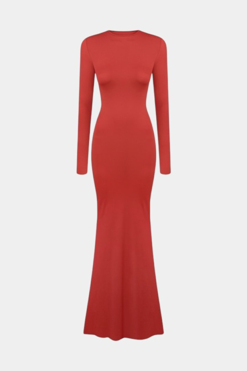 Терракотовое платье макси Christy dressMAXIterra BlackSeaTribe