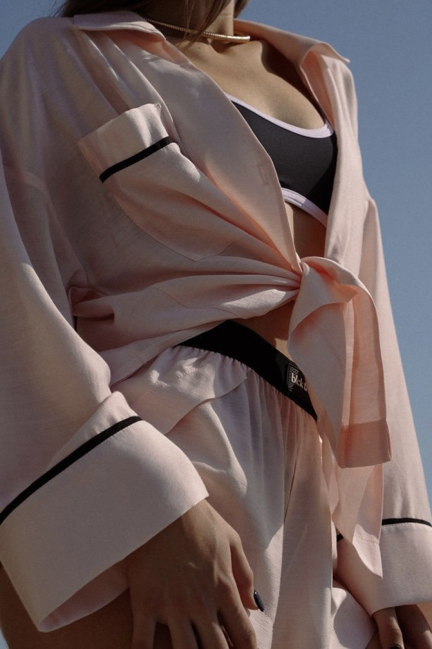 Розовая пижамная рубашка shirtCOSTpink BlackSeaTribe