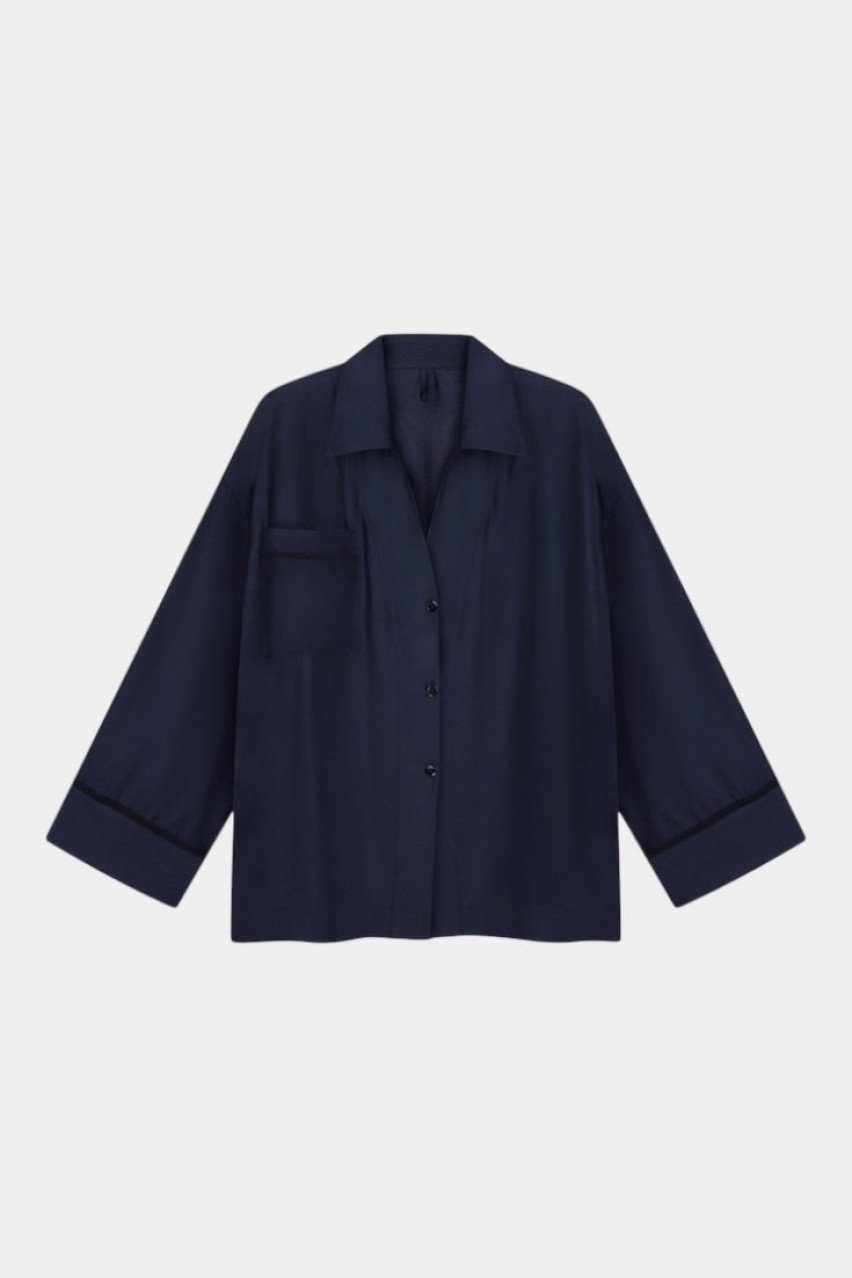 Темно-синяя пижамная рубашка shirtCOST BlackSeaTribe