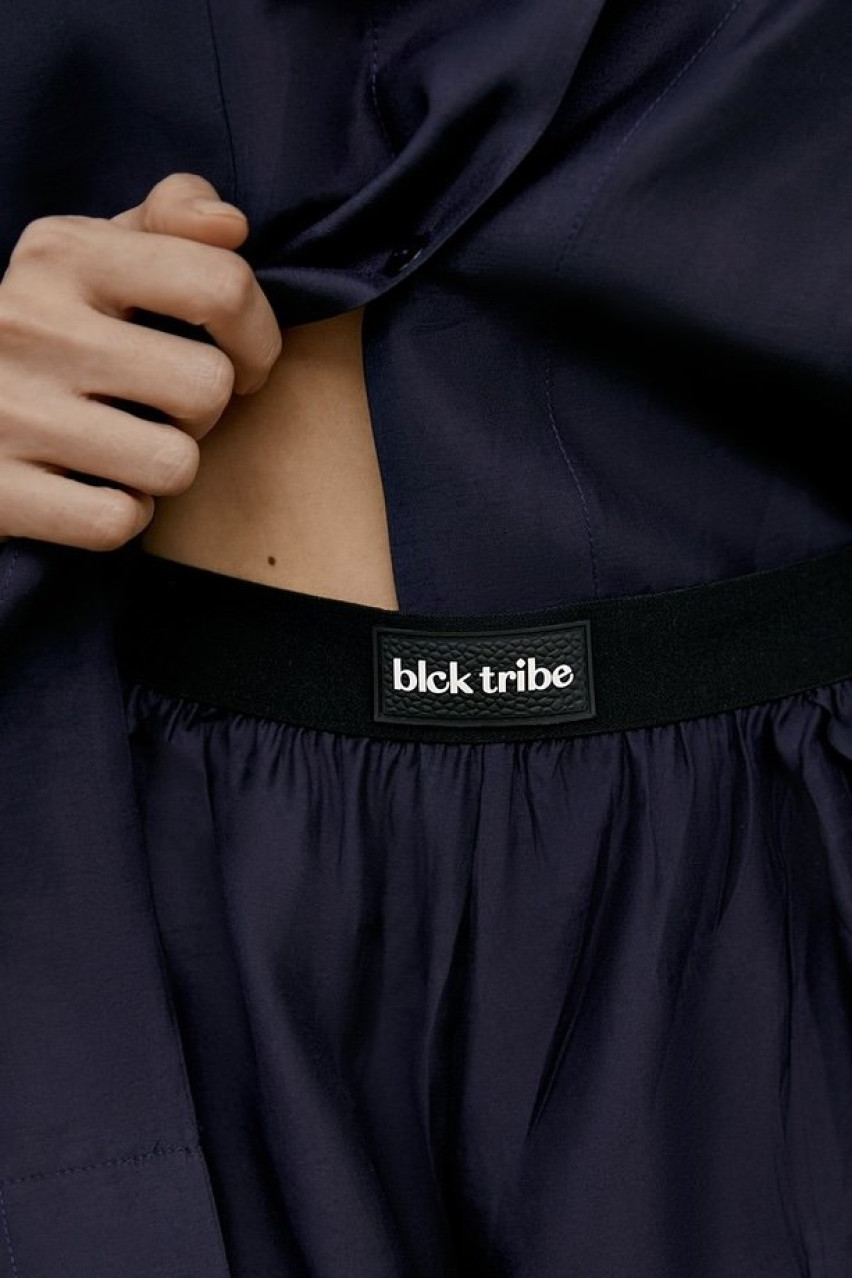 Темно-синие пижамные шорты shortsCOST BlackSeaTribe