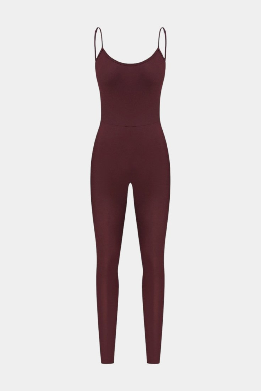 Бордовий комбінезон Liss на бретелях kombiFORbur BlackSeaTribe
