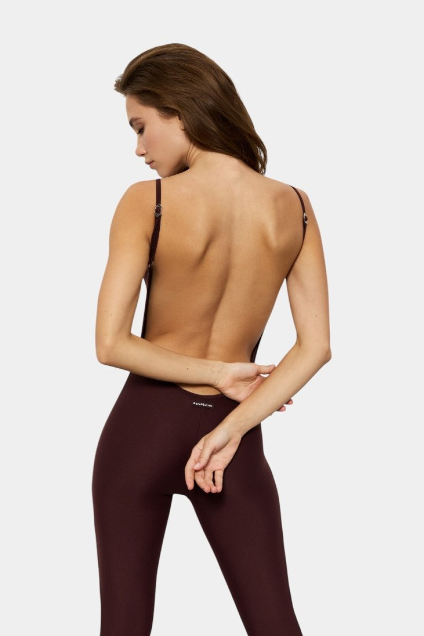 Бордовий комбінезон Liss на бретелях kombiFORbur BlackSeaTribe