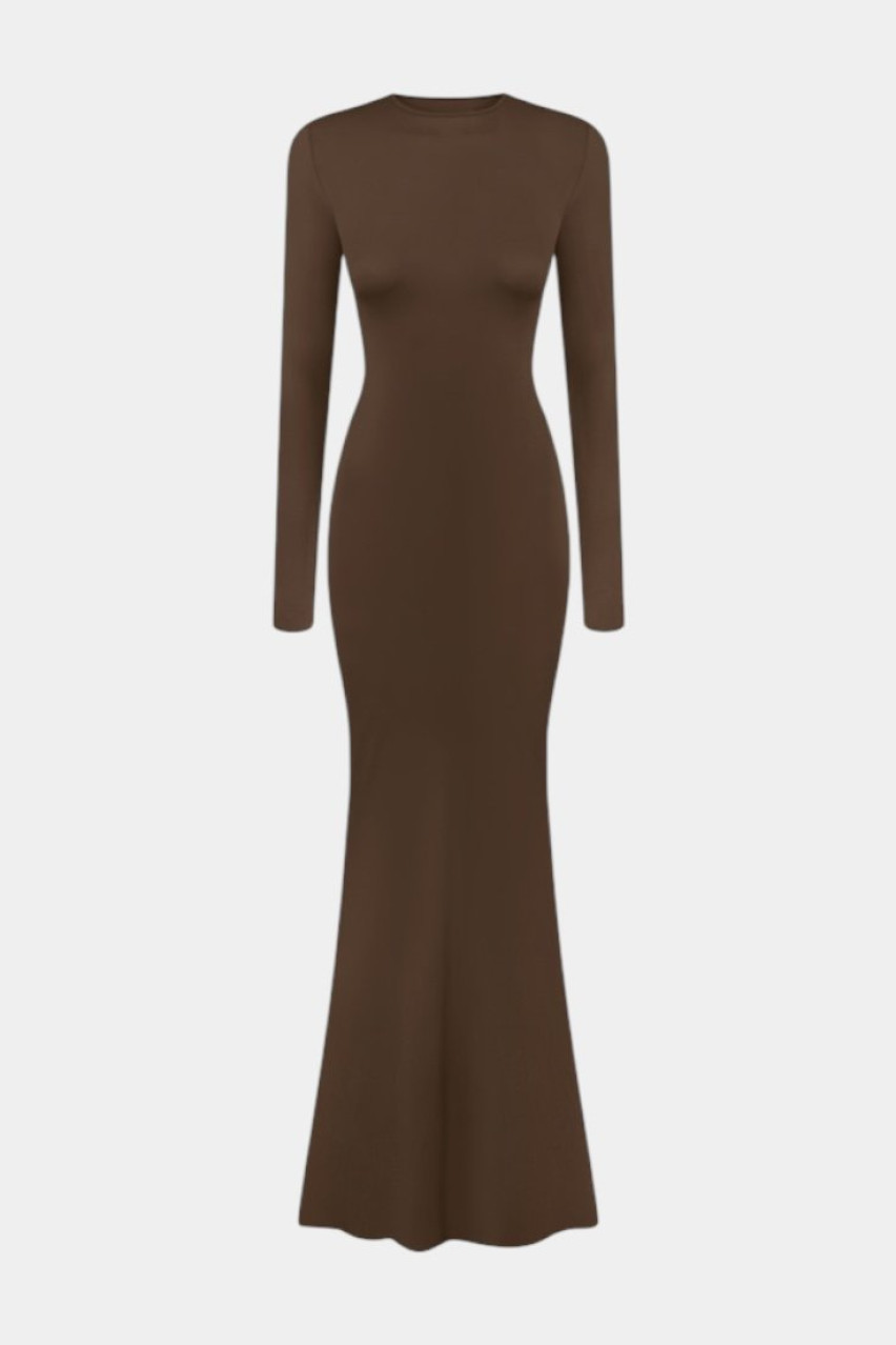 Хаки платье макси Christy dressMAXImoss BlackSeaTribe