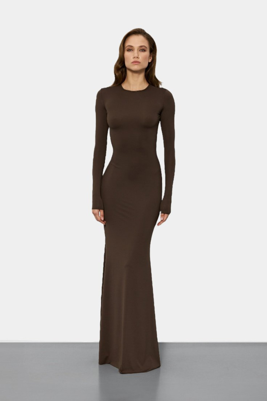 Хаки платье макси Christy dressMAXImoss BlackSeaTribe