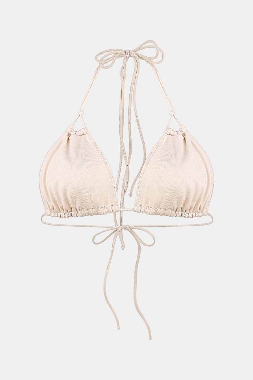 Бежевый верх от купальника Salty topSAL1sand BlackSeaTribe