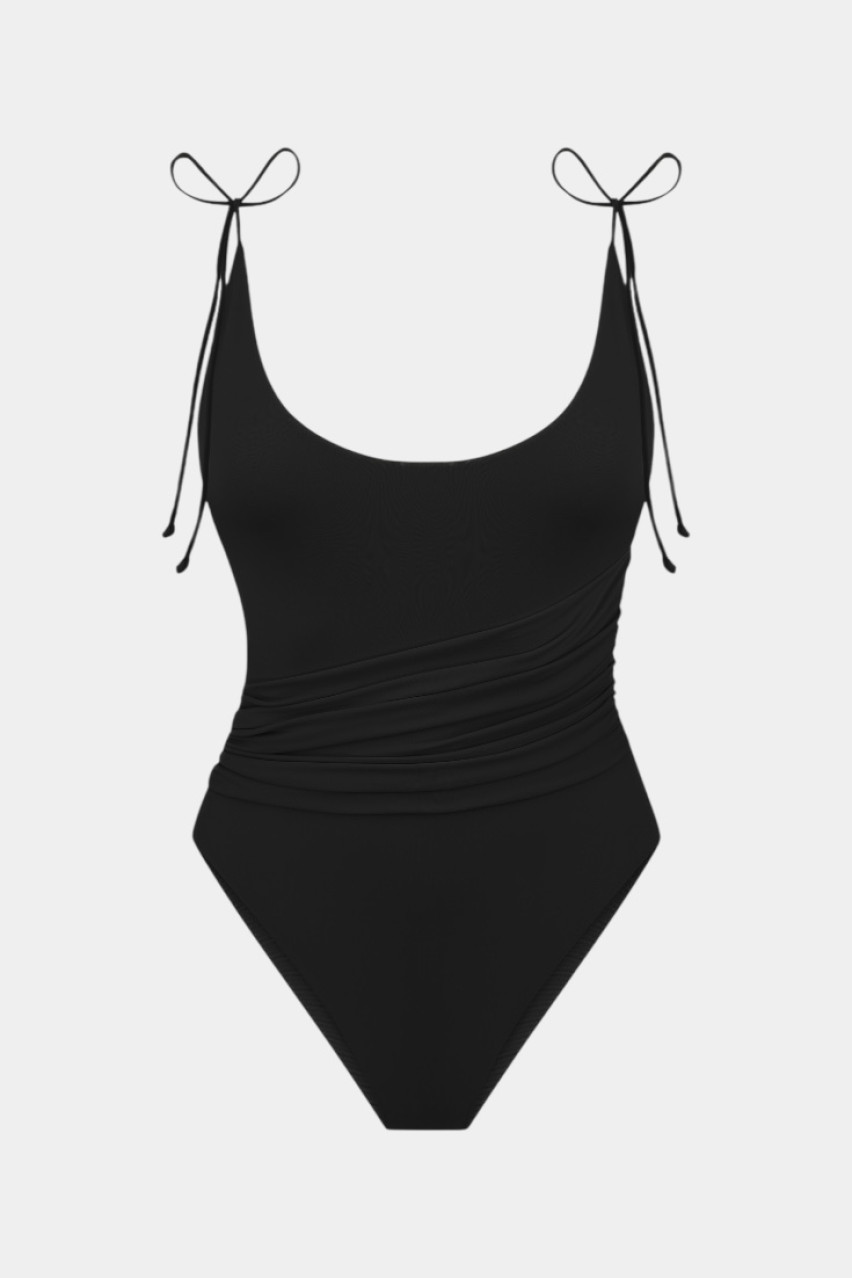 Чорний суцільний купальник Lighter swimLAIblack BlackSeaTribe