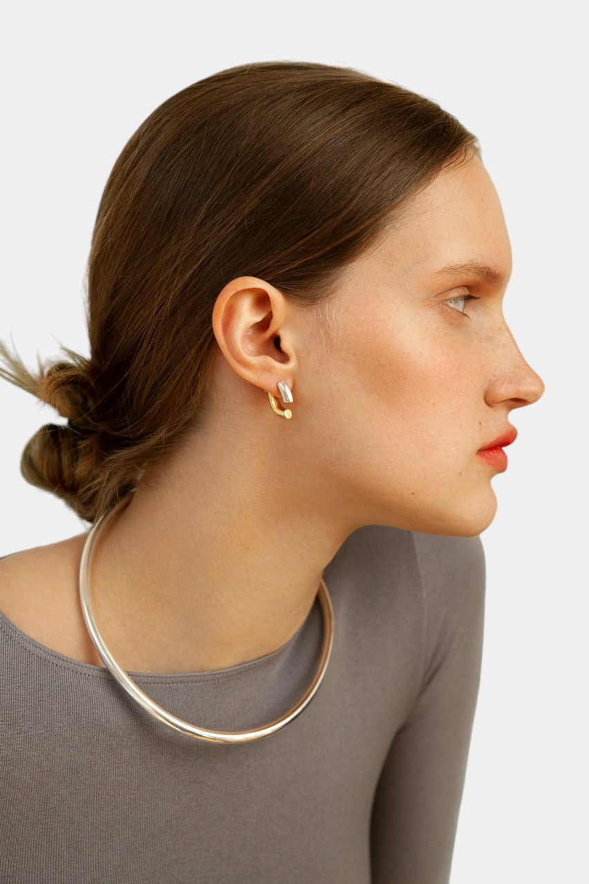 Серебряное колье Thin Necklace TN0001S Bruá