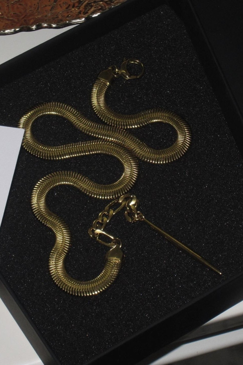 Позолочене намисто Snake