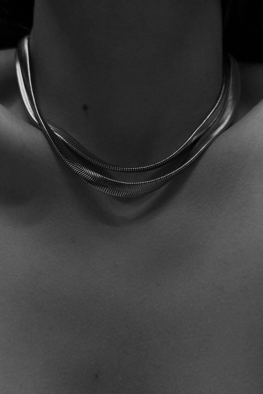 Срібне намисто Snake