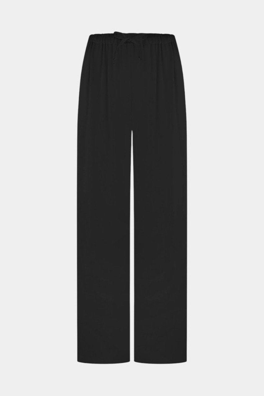 Черные сатиновые штаны CICI COCO