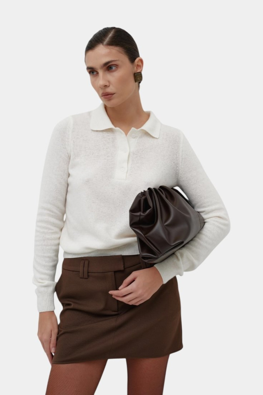 Коричнева брючна мініспідниця CICI COCO