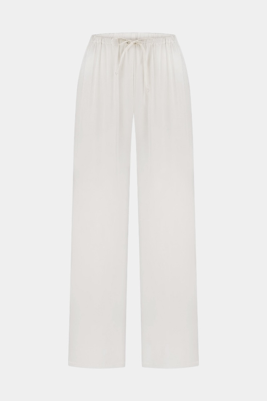 Молочні сатинові штани CICI COCO