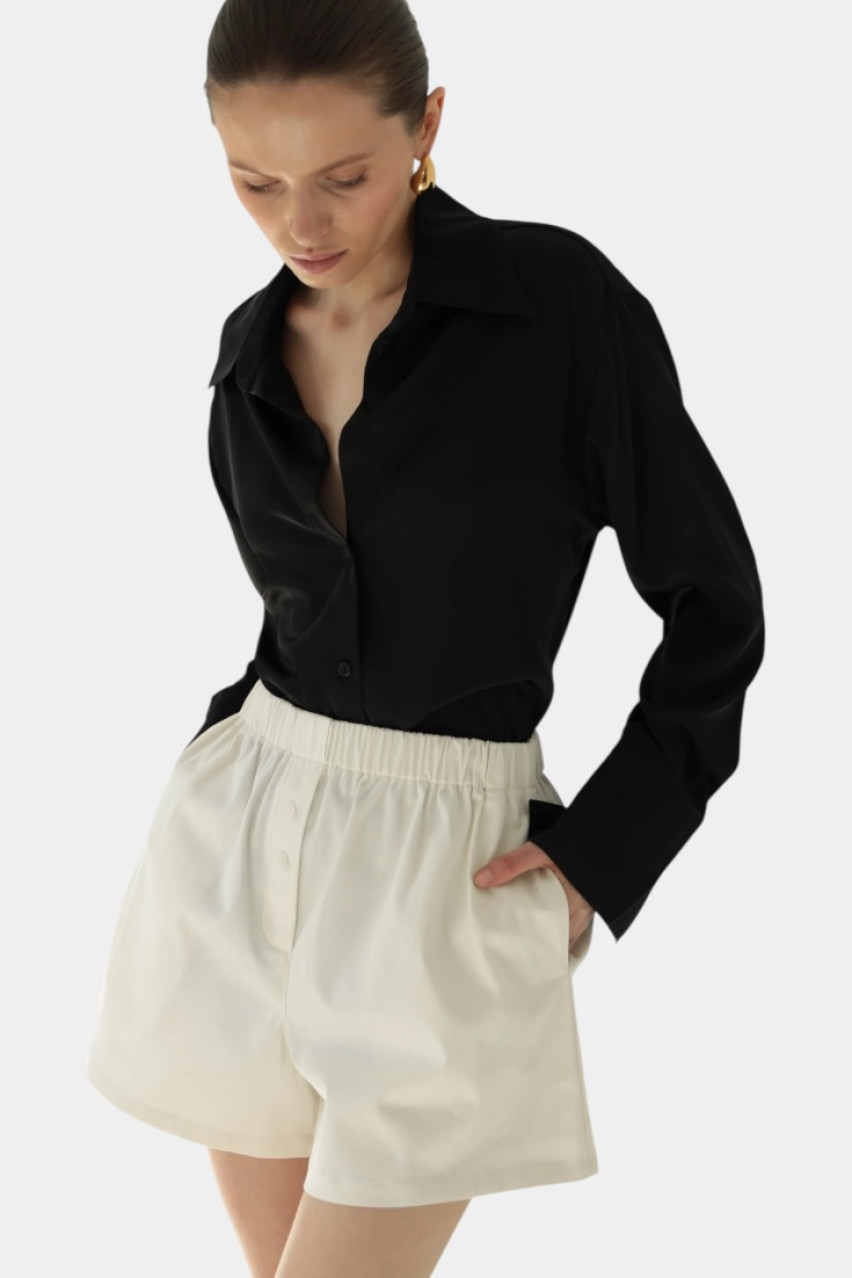 Молочні бавовняні шорти CICI COCO