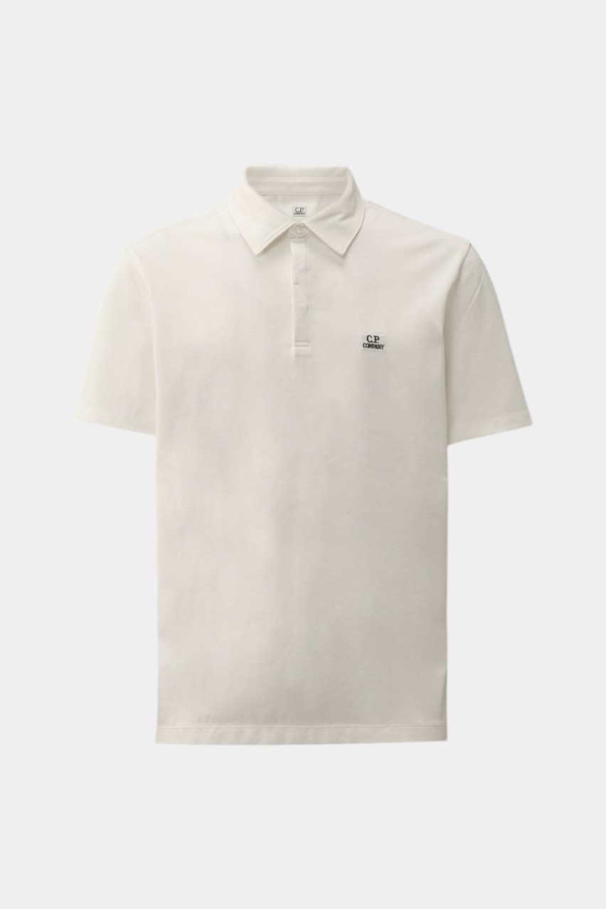 Молочне поло з еластичного піке 18CMPL165A005263W 103 C.P. Company