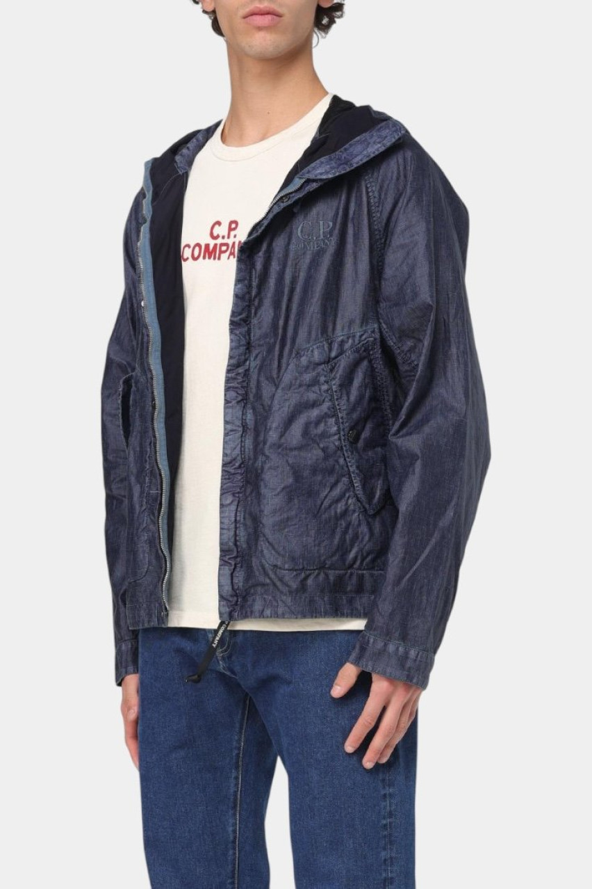 Темно-синя куртка Lino Wax 18CMOW202A006284G 893 C.P. Company