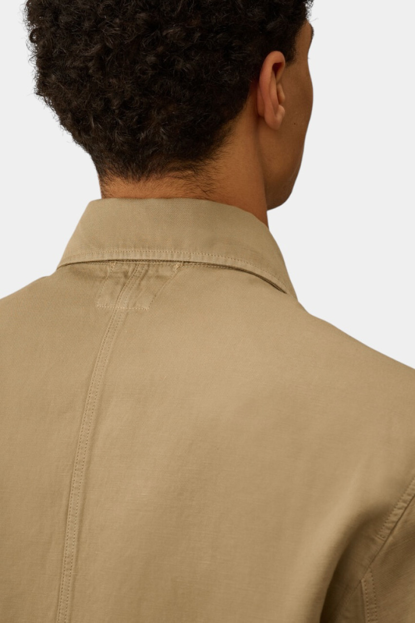 Бежевая куртка-рубашка 18CMOS200A006273G 305 C.P. Company