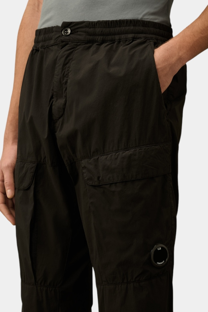 Чорні карго вільного крою з тканини 50 Fili Stretch 18CMPA171A006439G 999 C.P. Company