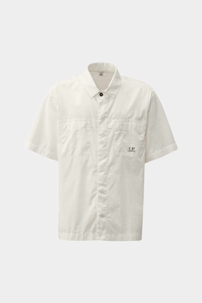 Молочна сорочка з короткими рукавами 18CMSH247A110349G 103 C.P. Company