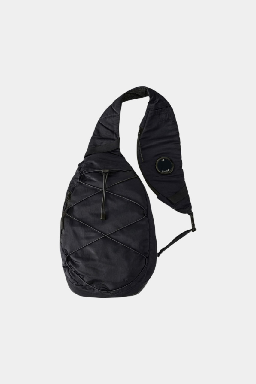 Темно-синій рюкзак через плече з матеріалу Nylon B 18CMAC114A005269G 888 C.P. Company