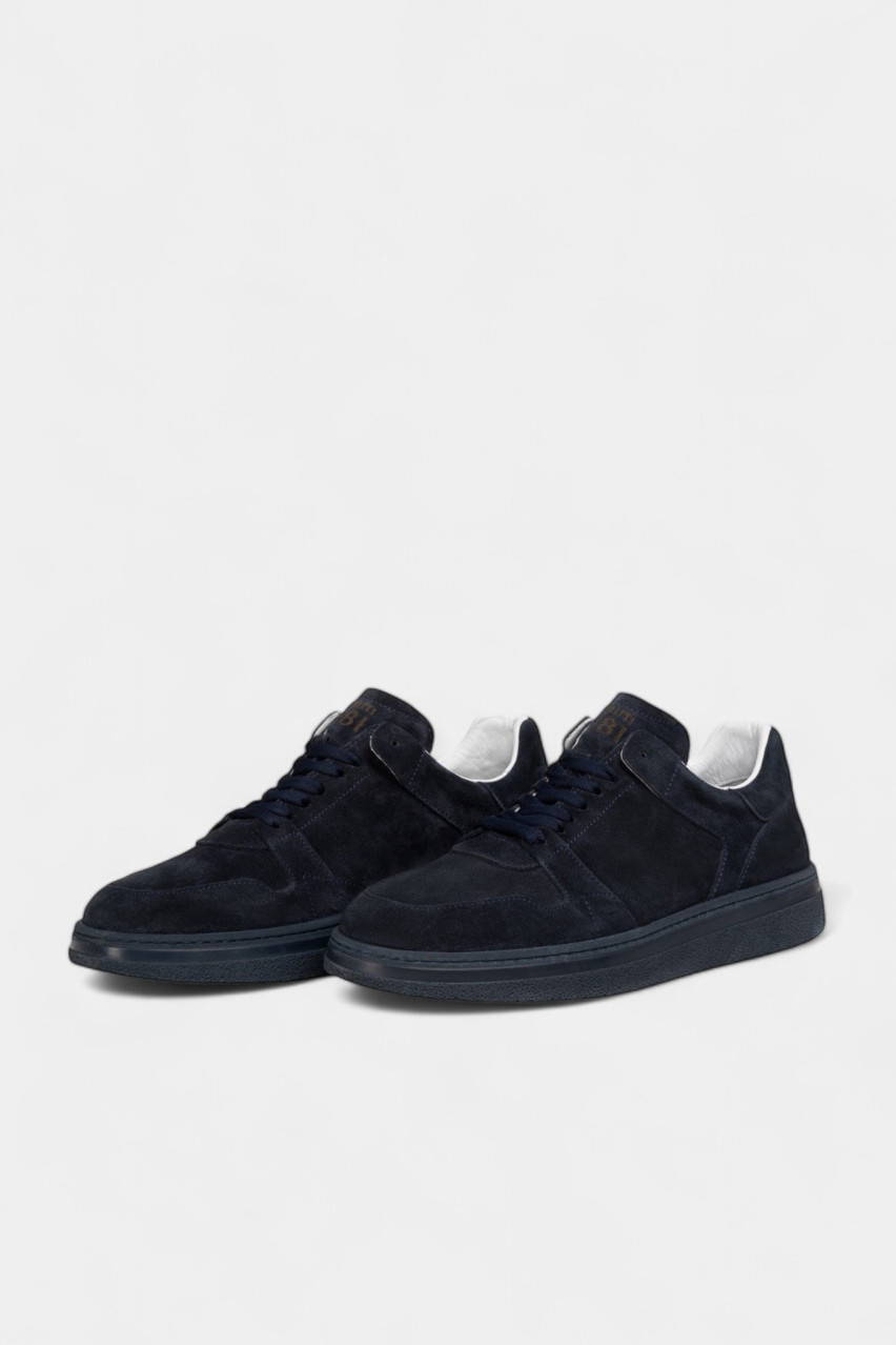 Темно-синие замшевые кеды CSSU01538S Cerruti I88I