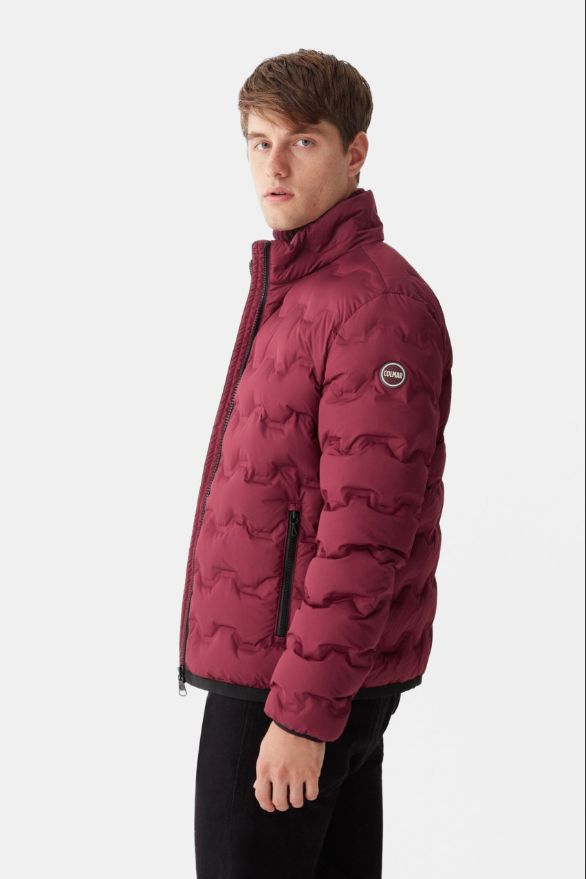Бордовий пуховик Colmar