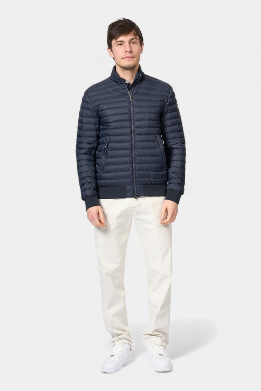 Синій пуховик 1231