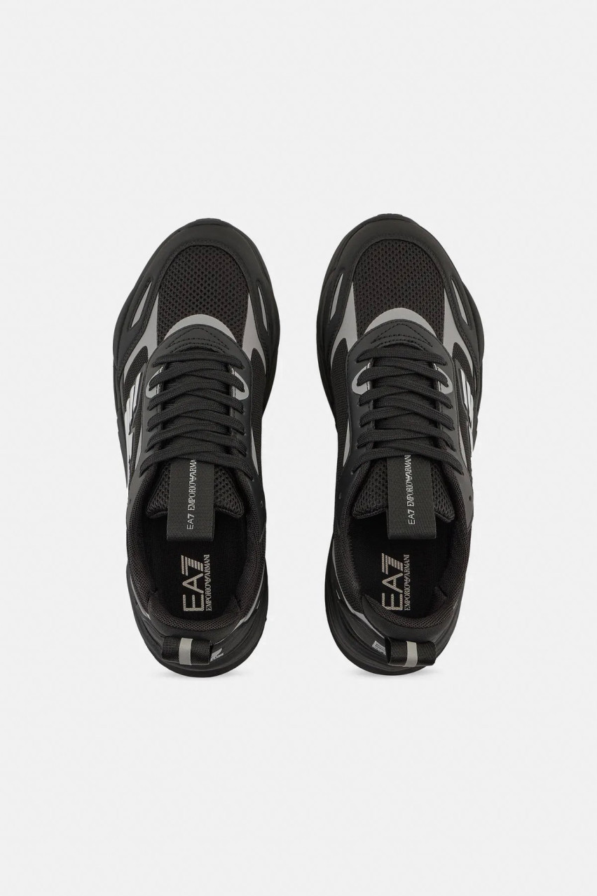 Чёрные кроссовки EA7