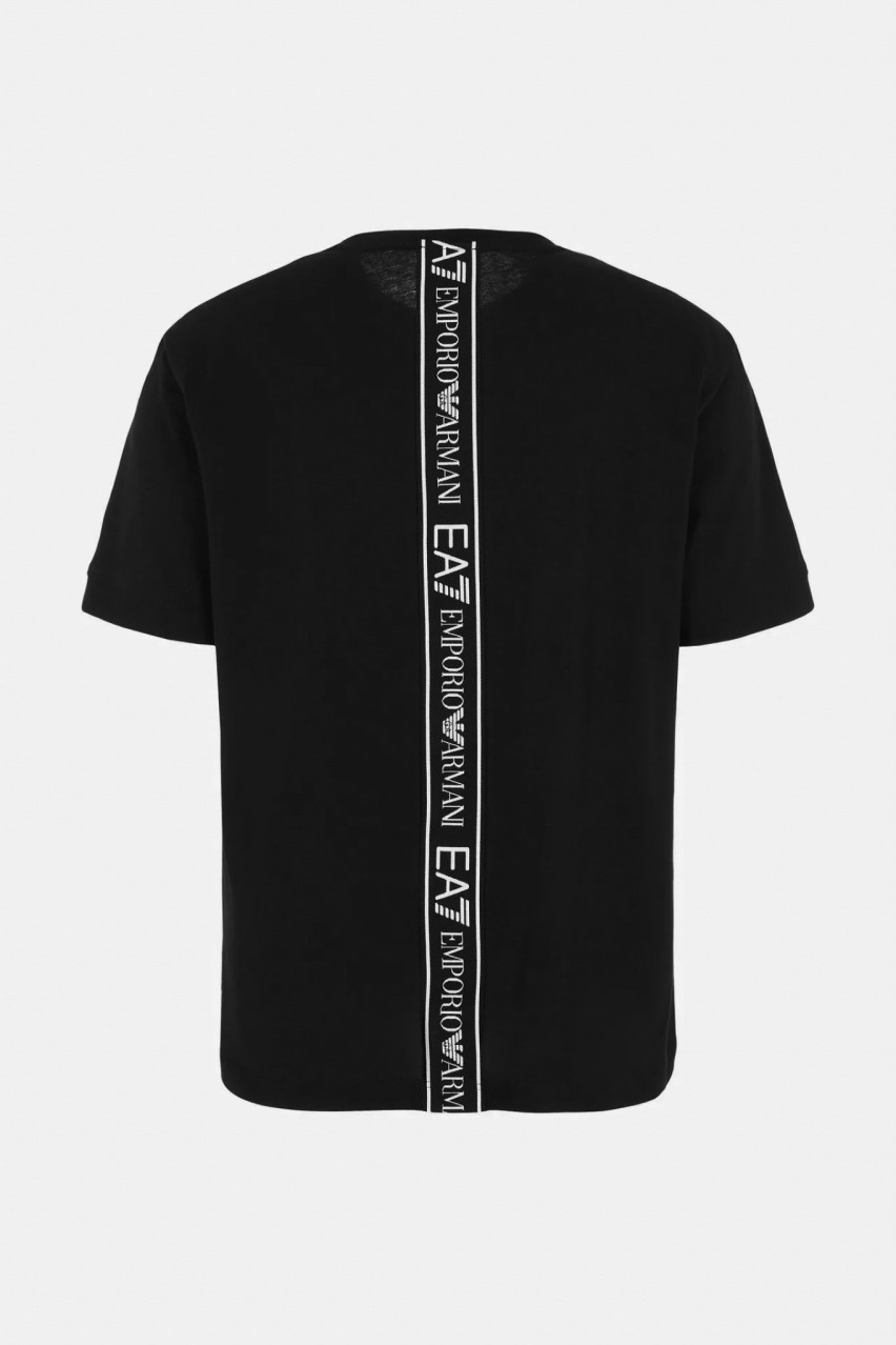Чорна футболка EA7