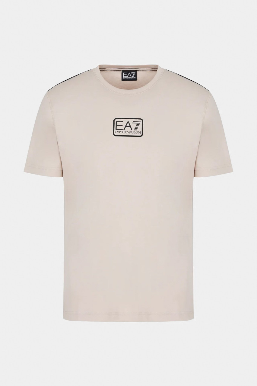 Бежева футболка EA7