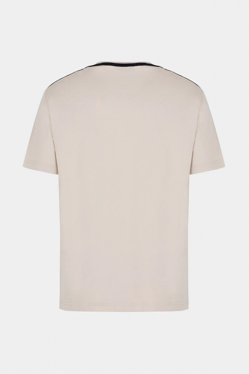 Бежева футболка EA7