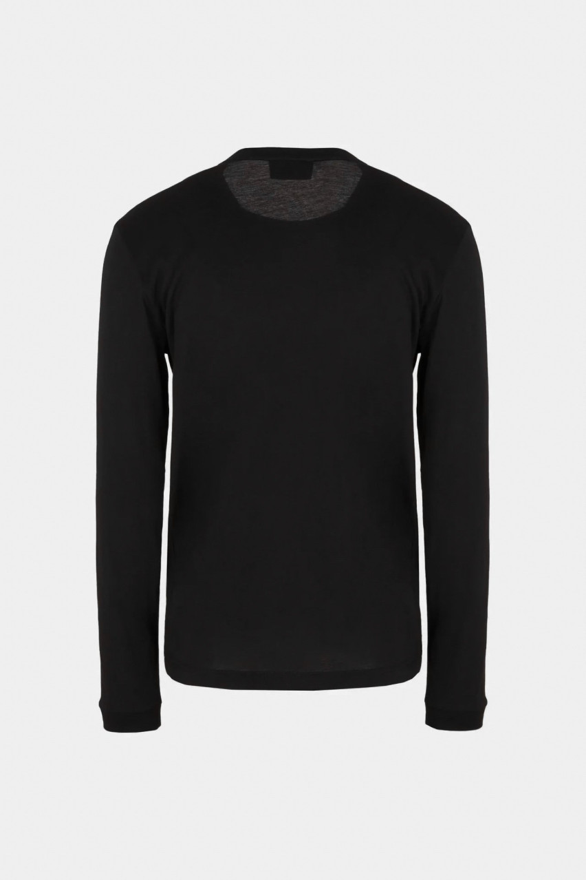 Чорний лонгслів EA7