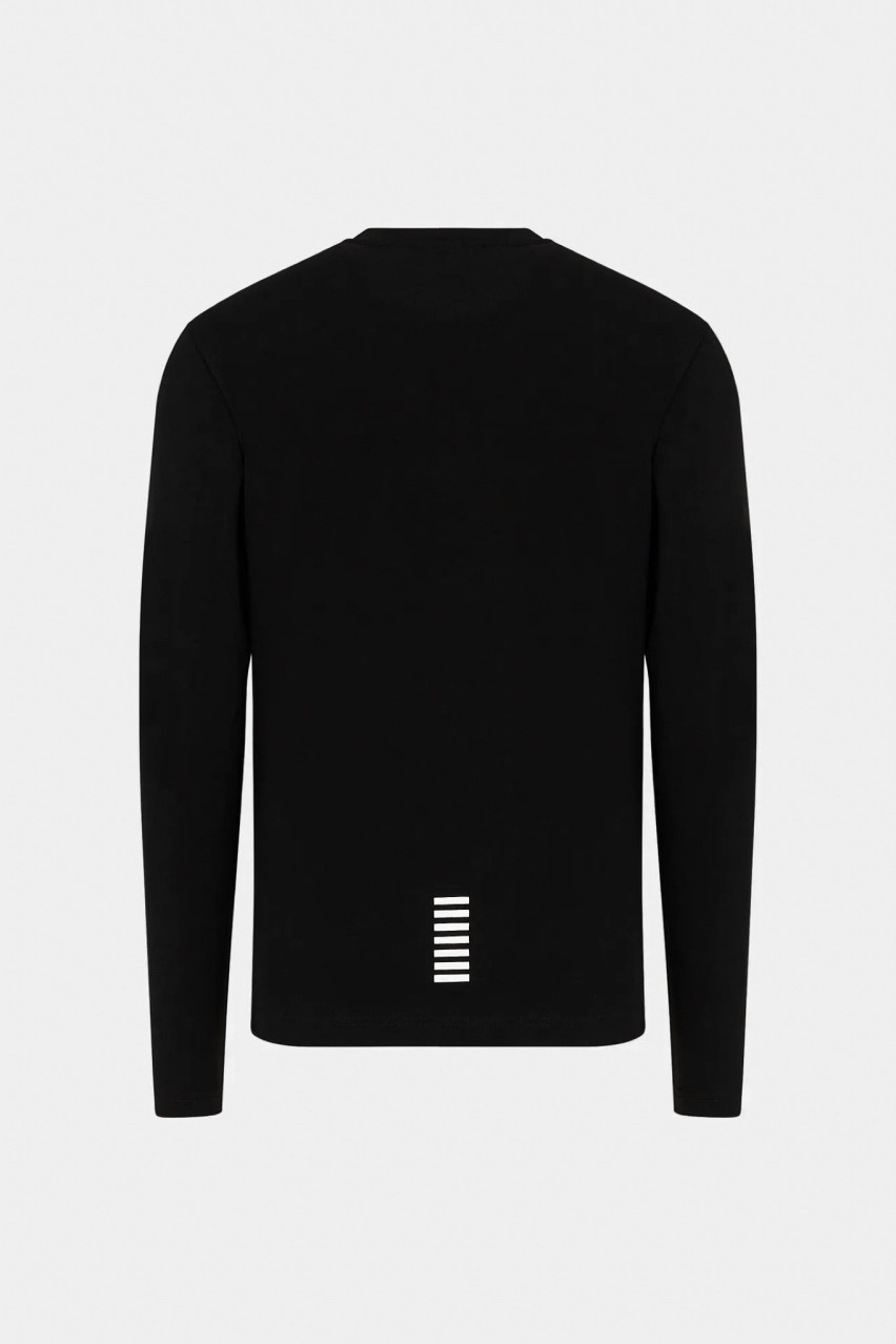 Чорний лонгслів EA7