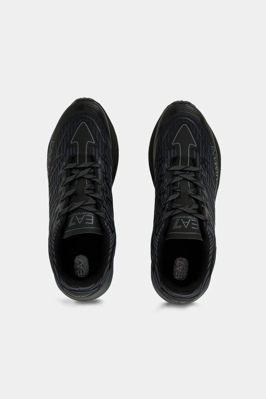 Чёрные кроссовки EA7