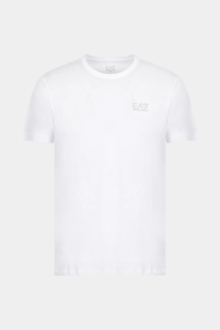 Біла футболка 8NPT51 PJM9Z 0100 EA7