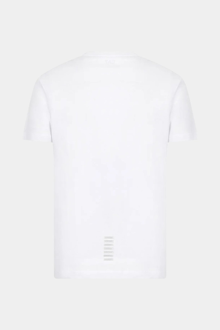 Біла футболка 8NPT51 PJM9Z 0100 EA7