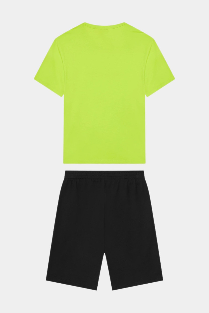 Салатово-черный спортивный костюм 3DBV01 BJ02Z 28BM EA7