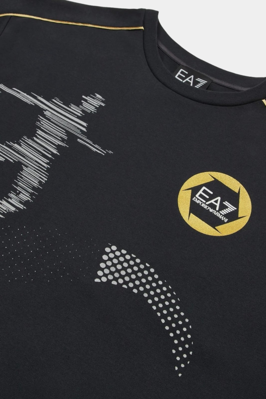 Темно-синяя футболка 3DBT63 BJ7CZ 1578 EA7