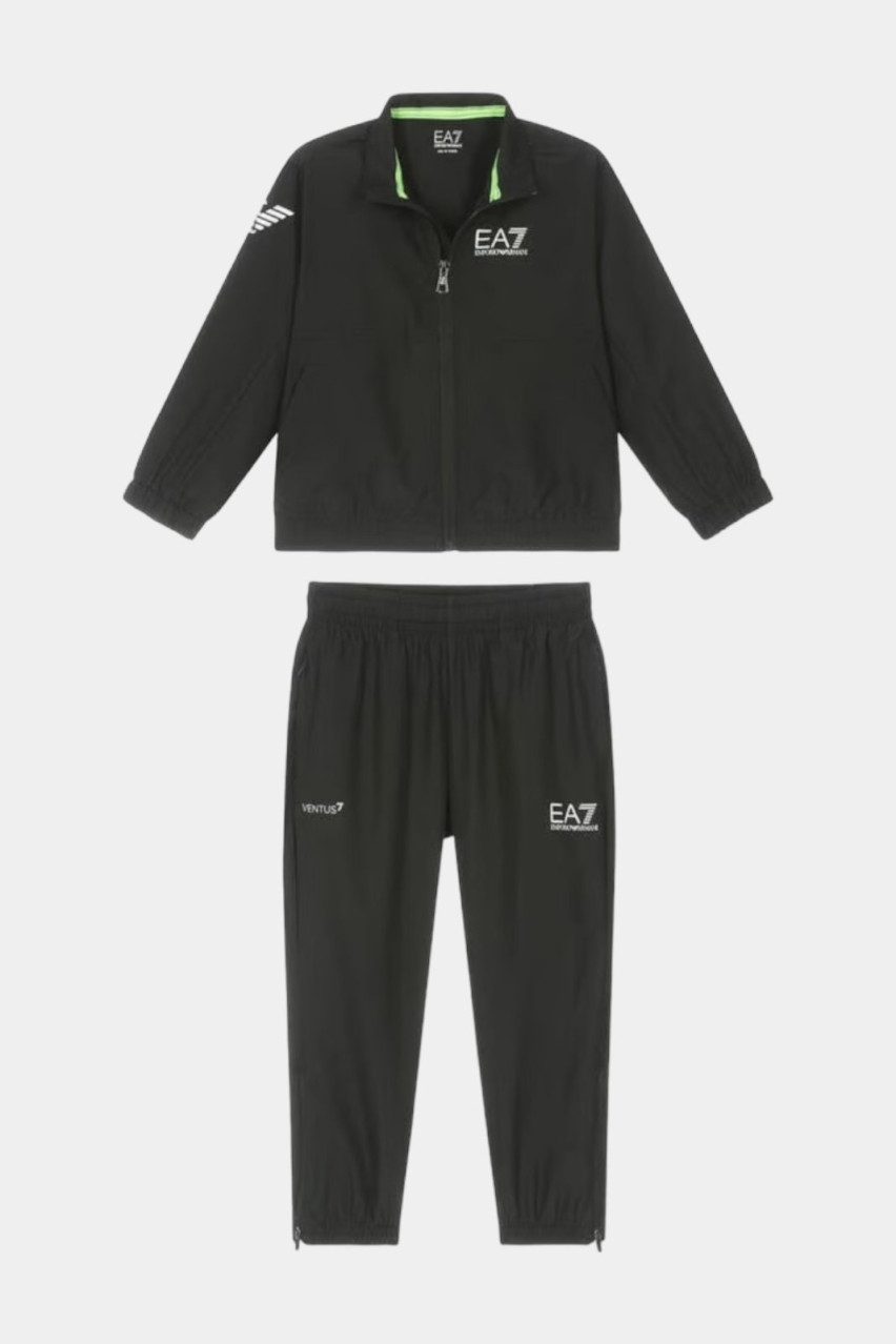 Черный спортивный костюм 3DBV02 BN4HZ 1200 EA7
