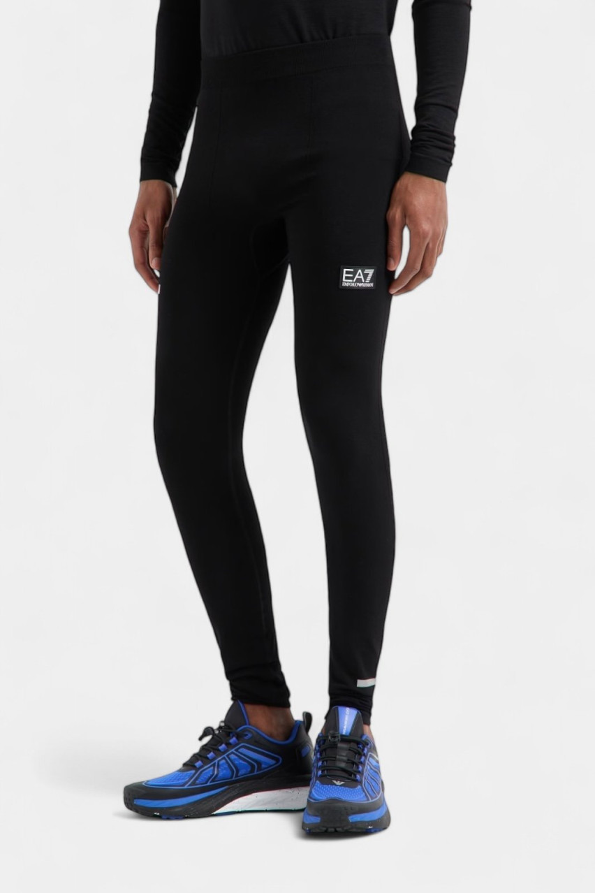 Черные леггинсы из технической ткани Furor7 6DPP94 PJOBZ 1200 EA7