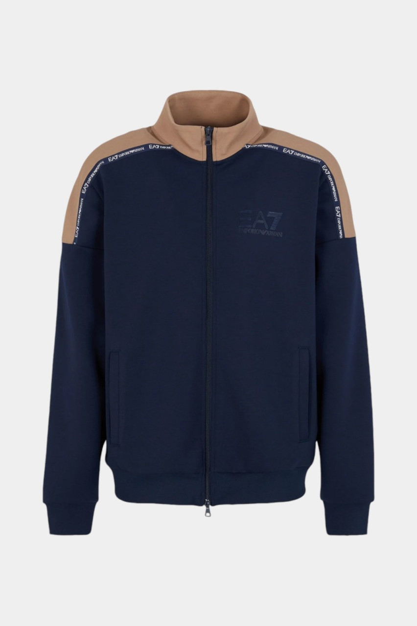 Темно-синяя олимпийка Logo из переработанной ткани 6DPM04 PJZZZ 1576 EA7