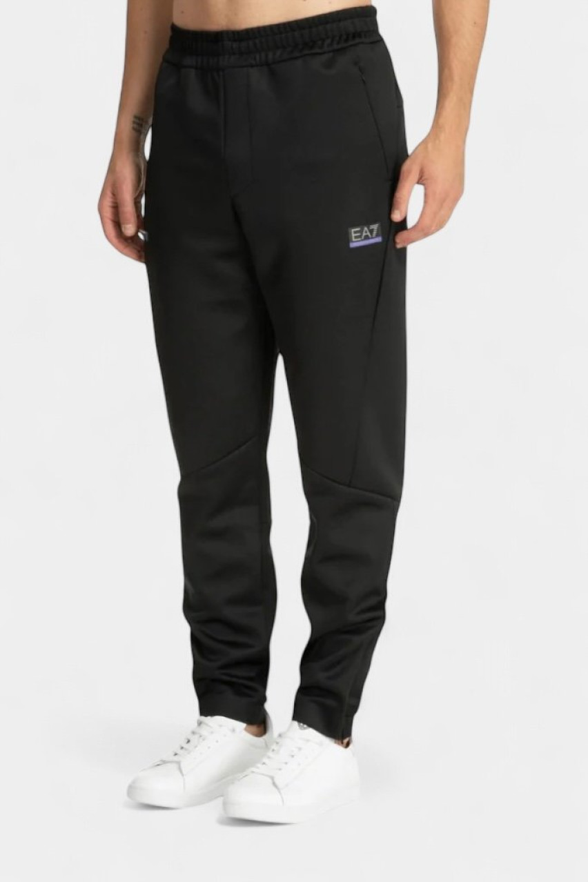 Чорний спортивний костюм Dynamic Athlete з технічної тканини Vigor7 6DPM70 PJJHZ 1771 + 6DPP10 PJJHZ 1771 EA7